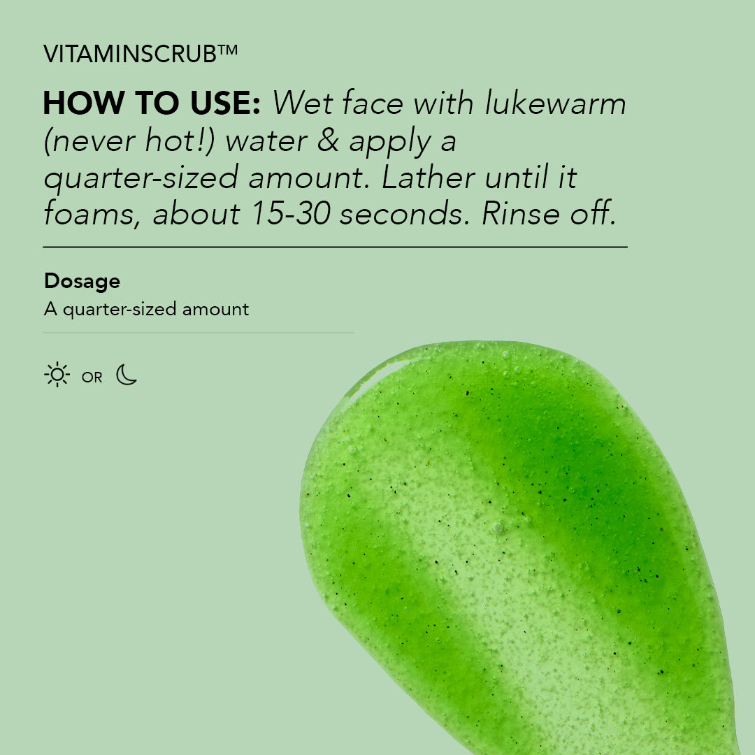 VITAMINSCRUB™ - Antioxidant-Infused Scrub Cleanser