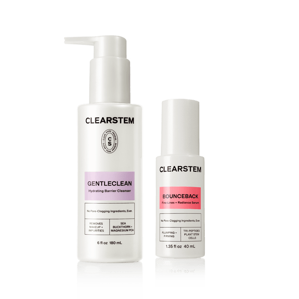CLEARSTEM Skincare Bundle: GENTLECLEAN + BOUNCEBACK