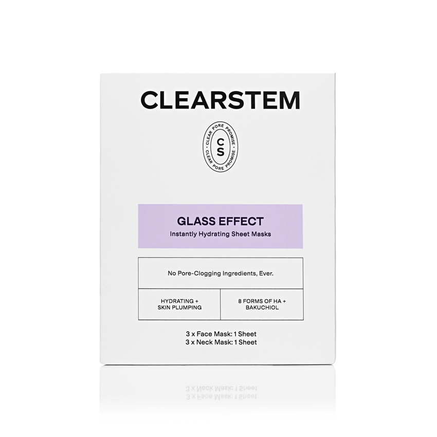 Mask Clear Note GLASS EFFECT Face + Neck Sheet Masks – CLEARSTEM