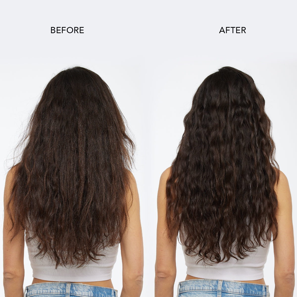 CLEARSTEM REPAIR non-comedogenic conditioner before and after