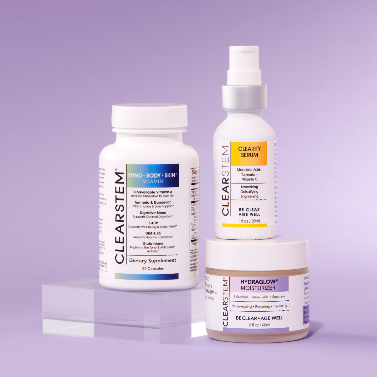 Clearstem Active Breakout Routine | Hormonal Acne Supplement & Clear Skin Support ...